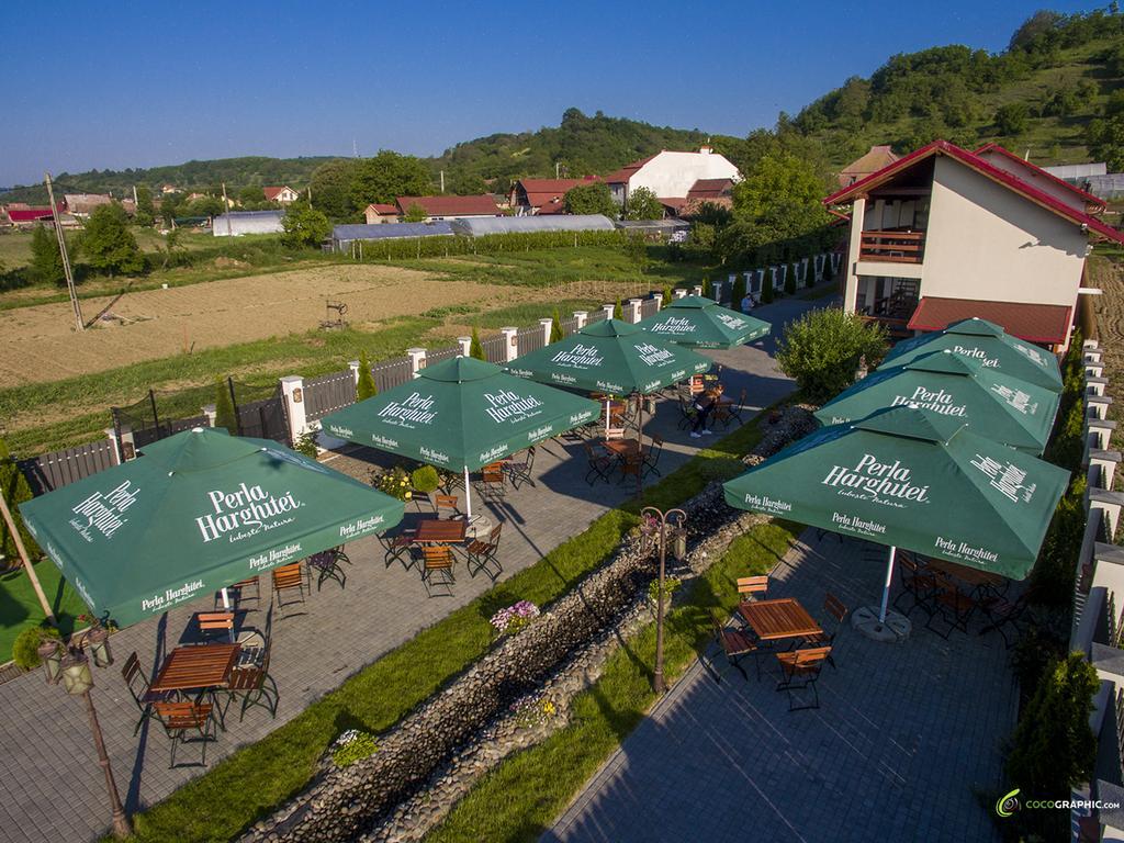 Country Court Bed & Breakfast Curteni Bagian luar foto